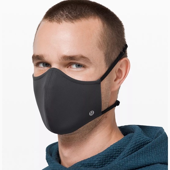 NWT SOLD OUT Lululemon Facemask Graphite Grey - Picture 3 of 4